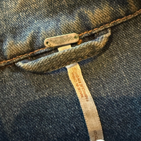 Free People Oversized Denim Jacket - Picture 2 of 6